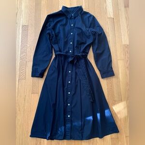 Talbots Navy Shirt Dress